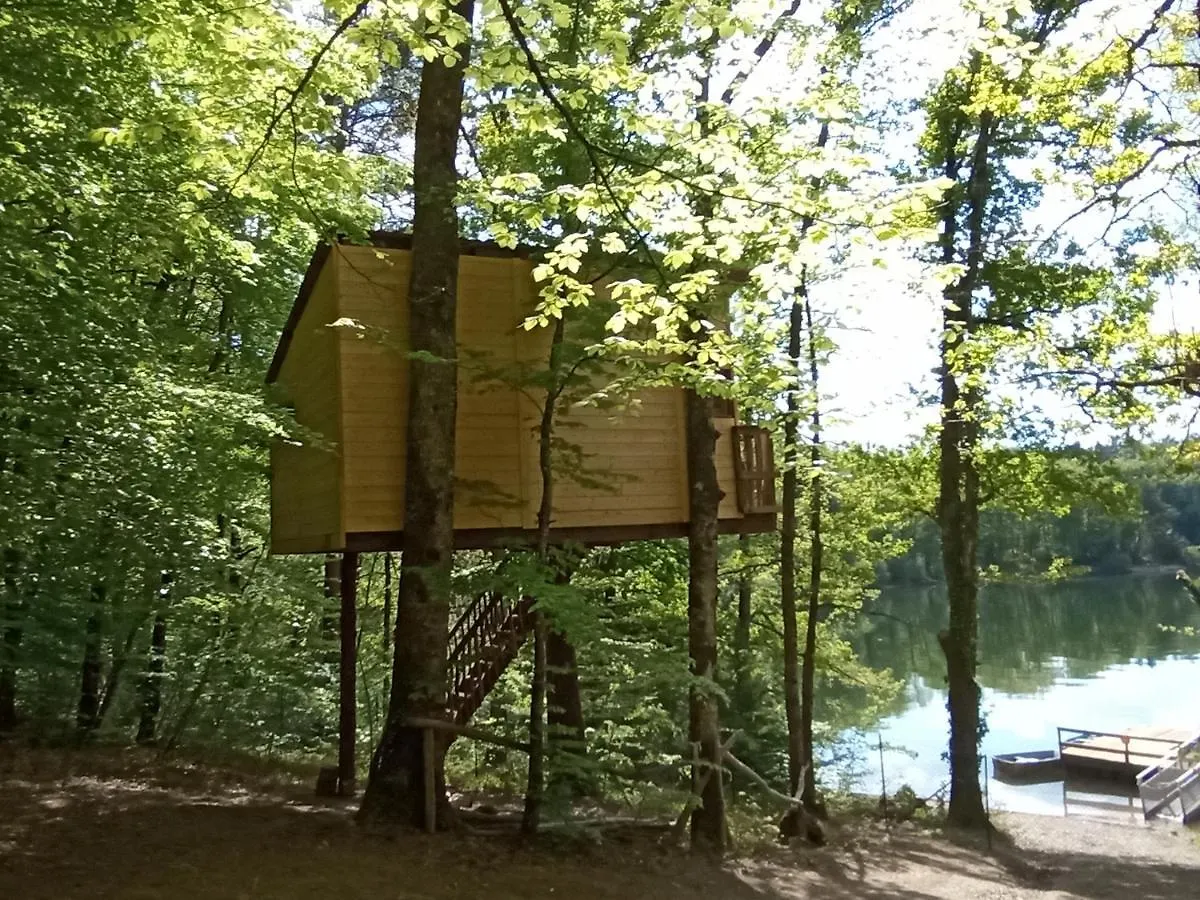 cabanes dans les arbres du lac Saint-Etienne-Cantales Séjour à la campagne